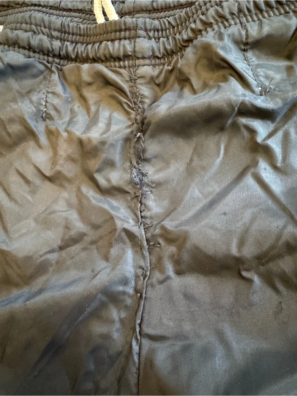 Vintage King Louie Black Windbreaker Pants Medium Joggers 90s